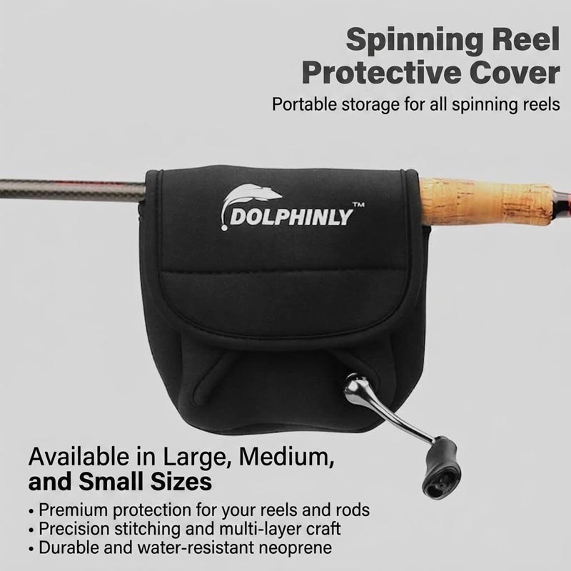 Shimano Reel Stradic - 충격 방지 네오프렌 스피닝 릴 커버,