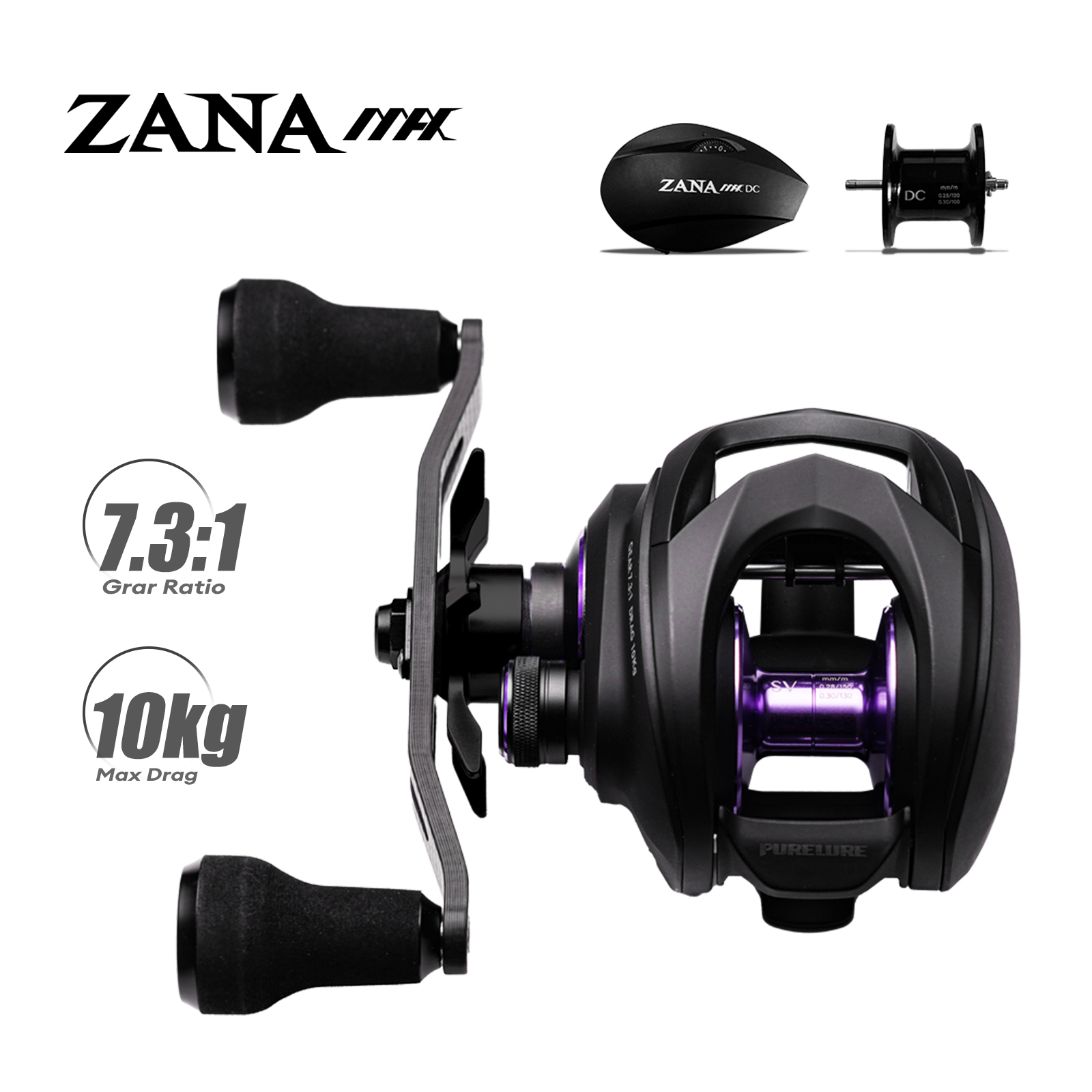 Kastking Reel Zephyr - 퓨어러어 자나 맥스 10KG SV+DC 듀얼