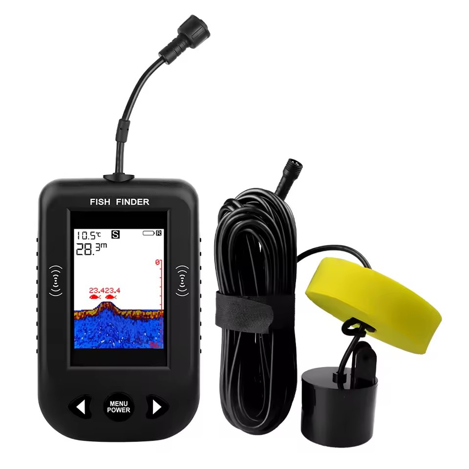 Fish Finder Portable - 알람 100M 휴대용 수중 음파 탐지기