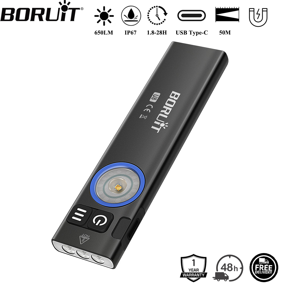 Fishing Light - BORUiT U8 650LM EDC LED 손전등