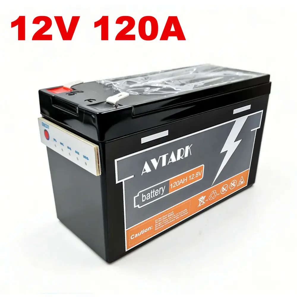 Fish Finder Charger - LiFePO4 12V 120Ah 배터리, 내장형 BMS,