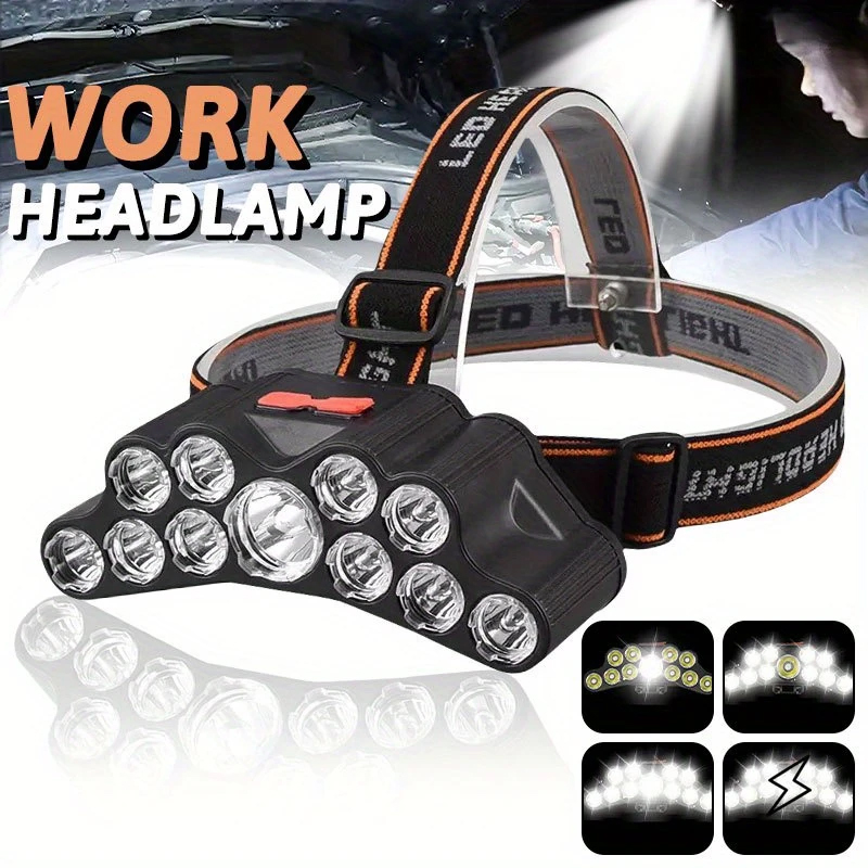 Fish Finder Battery - 11 LED 전조등 강한 빛 헤드