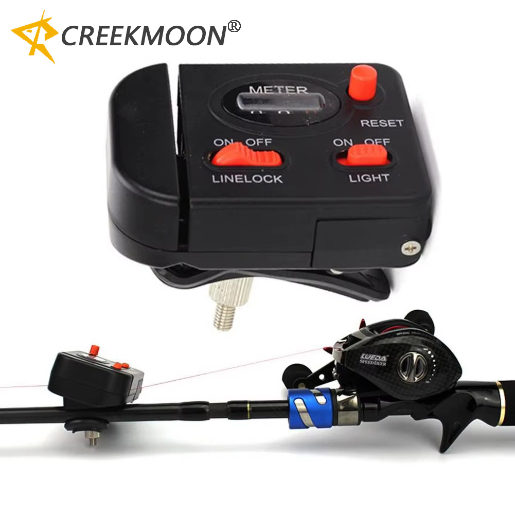 Fishing Depth Finder - 디지털 낚시줄 카운터 디스플레이 0-99.9M 클립형