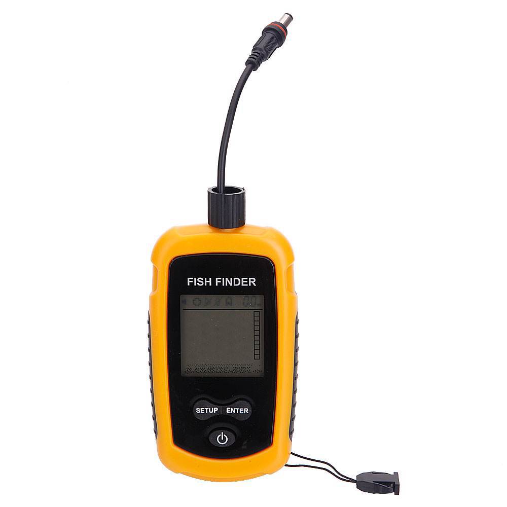 Fish Finder Portable - 알람 100M 휴대용 수중 음파 탐지기