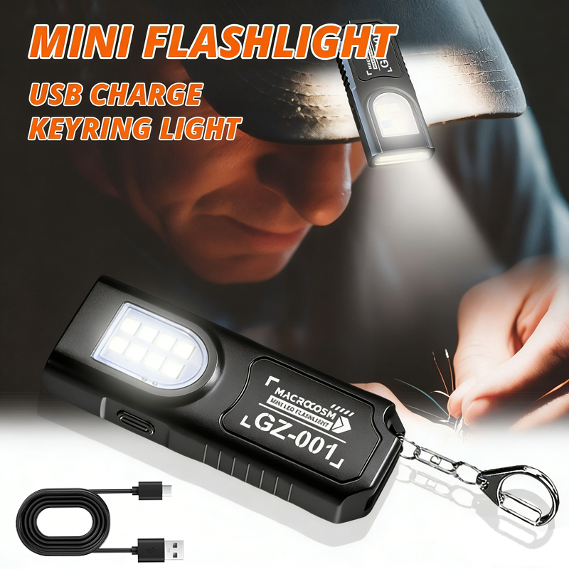 Fishing Light - LED 키체인 손전등 타입 C 충전식