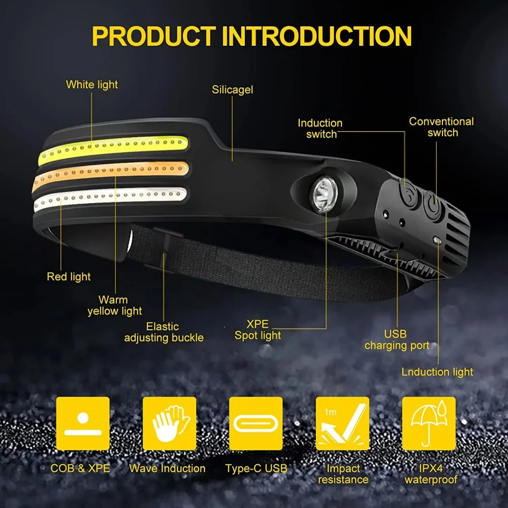 충전식 COB LED 유도 전조등 내장 배터리 10 모 - Fish Finder Battery 리뷰 및 가격