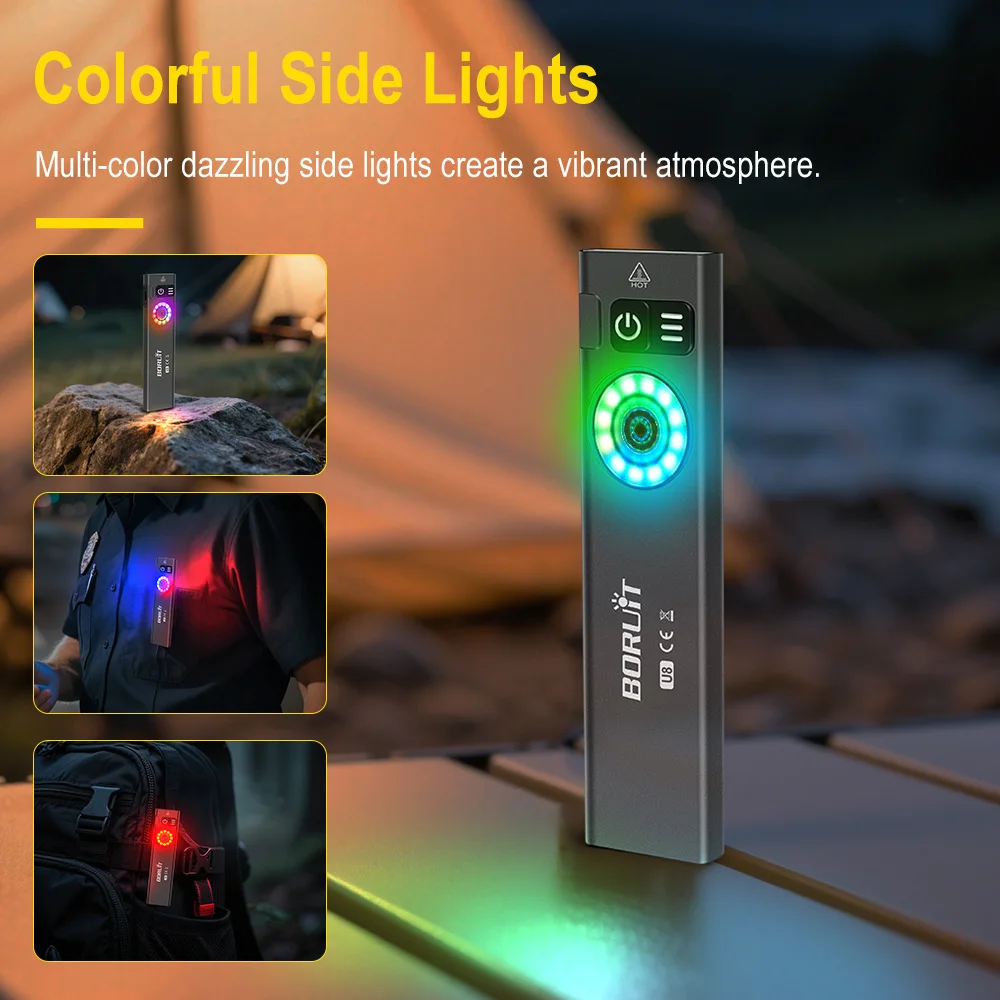BORUiT U8 650LM EDC LED 손전등 타입 - Fishing Light 리뷰 및 가격
