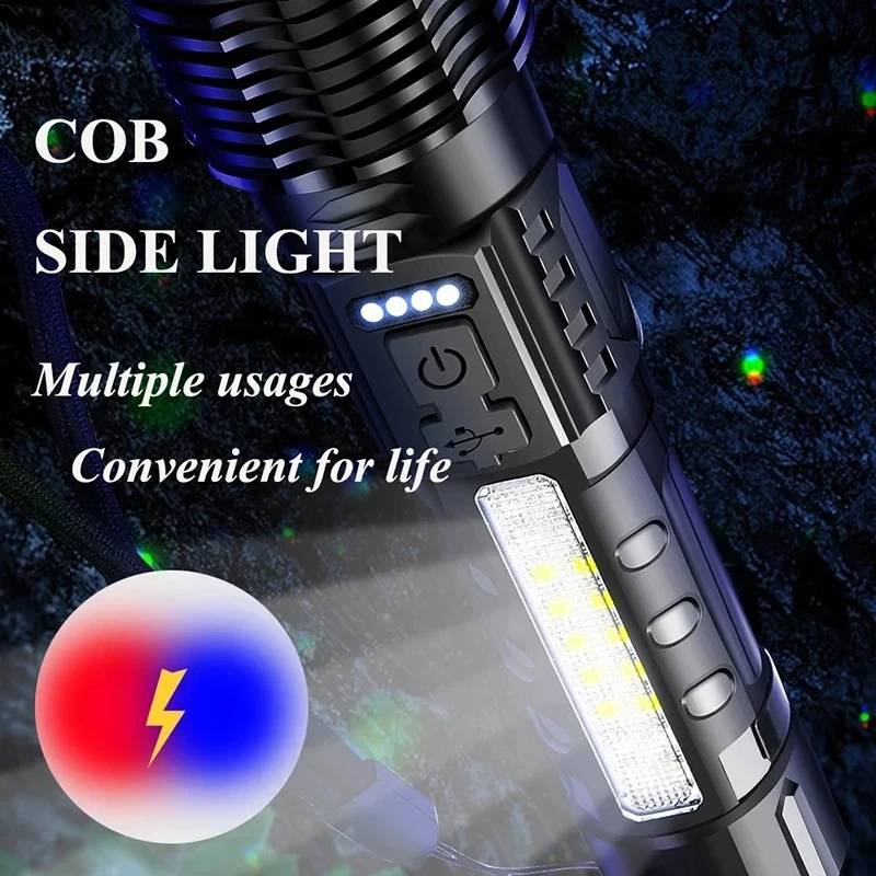 강력한 XHP50 LED 손전등 방수 18650 토치( - Fishing Light 리뷰 및 가격