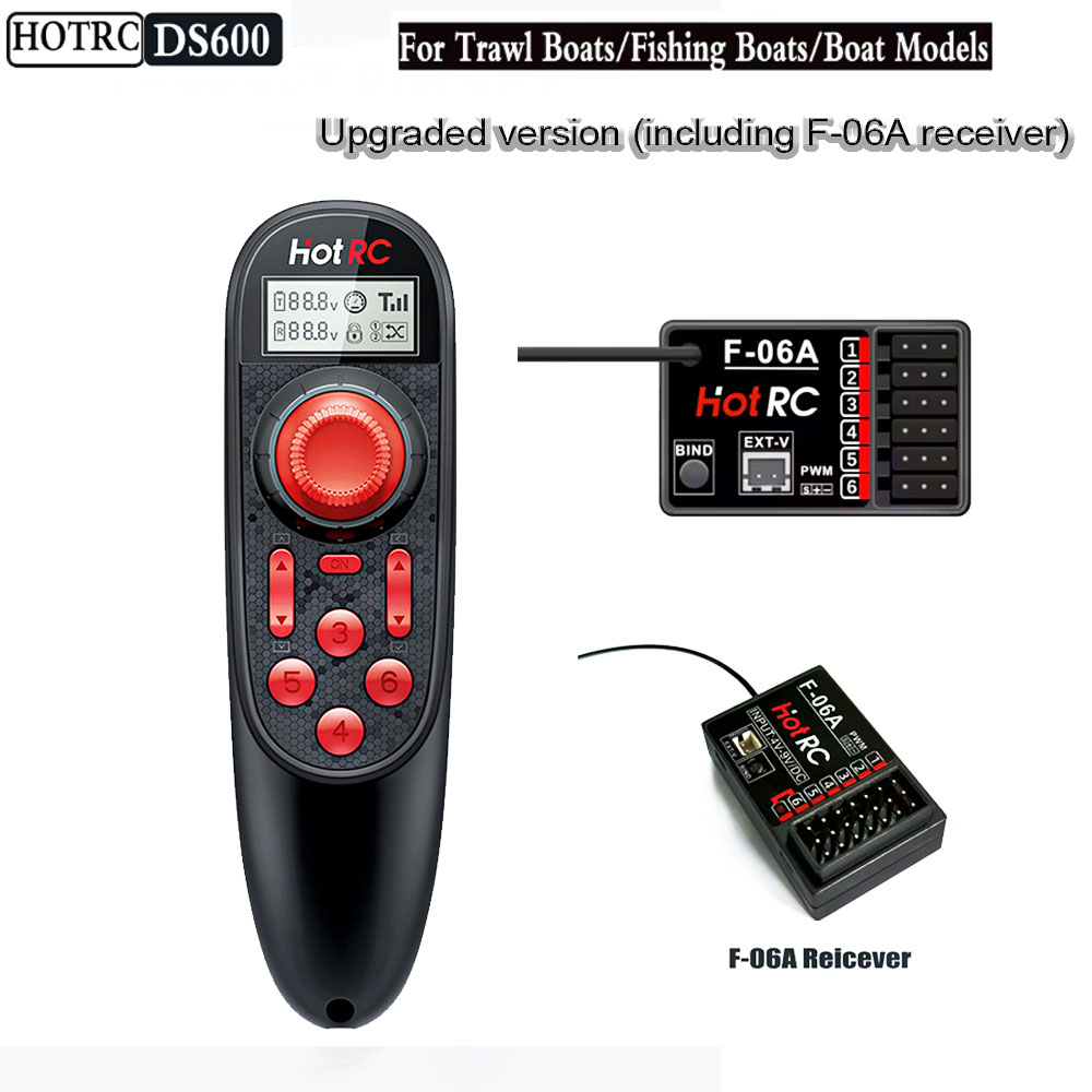 HOTRC DS600 무선 원격 제어 업그레이드 시스템 - Fish Finder Battery 리뷰 및 가격