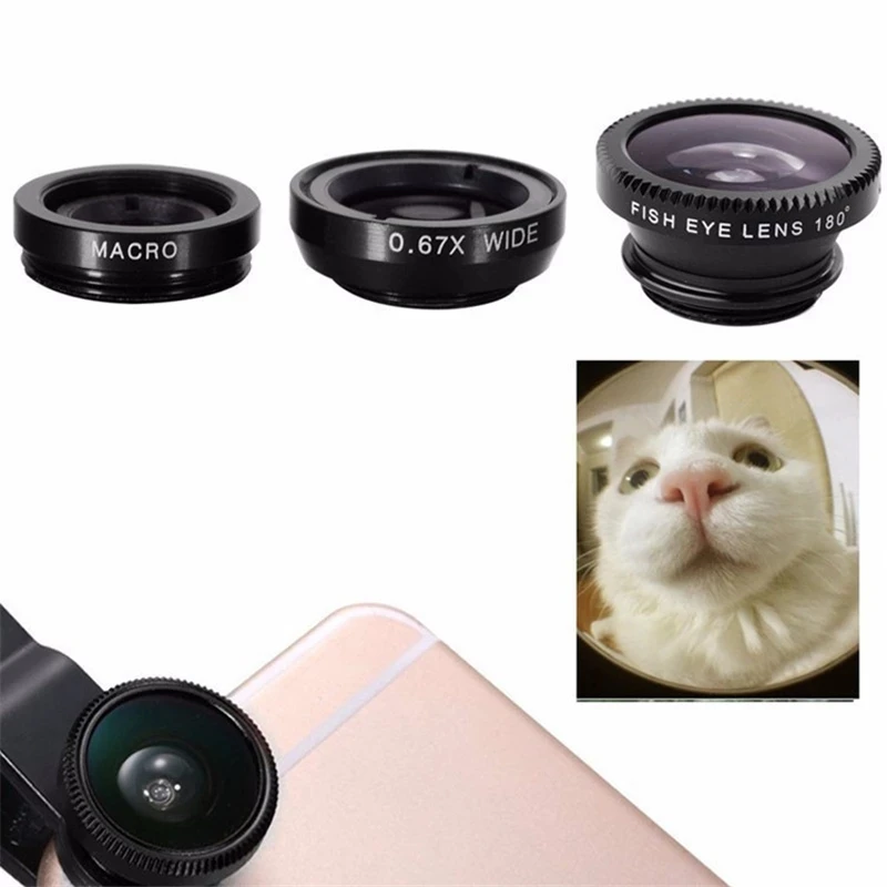 3 in 1 어안렌즈 0.67배 광각 줌렌즈 어안 매크 - Fishing Camera 리뷰 및 가격