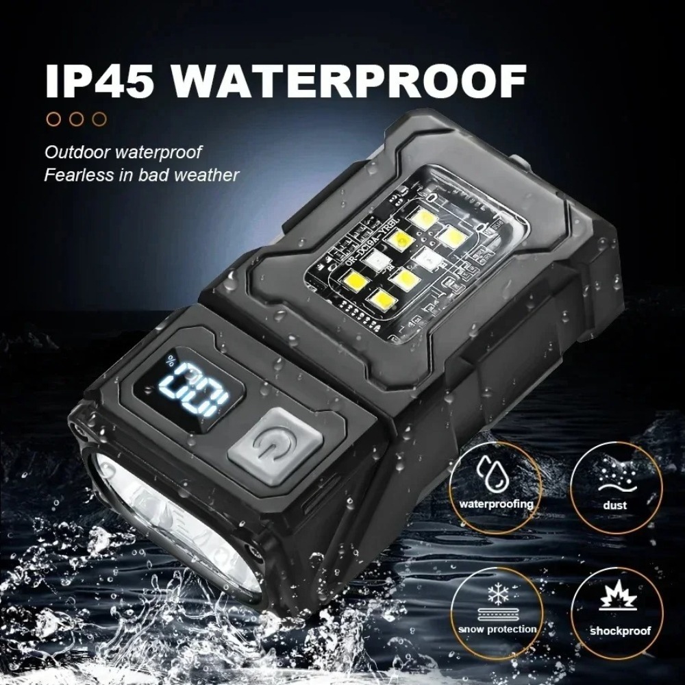 충전식 미니 LED 손전등 마그네틱 클립형 작업등 키체 - Fishing Light 리뷰 및 가격