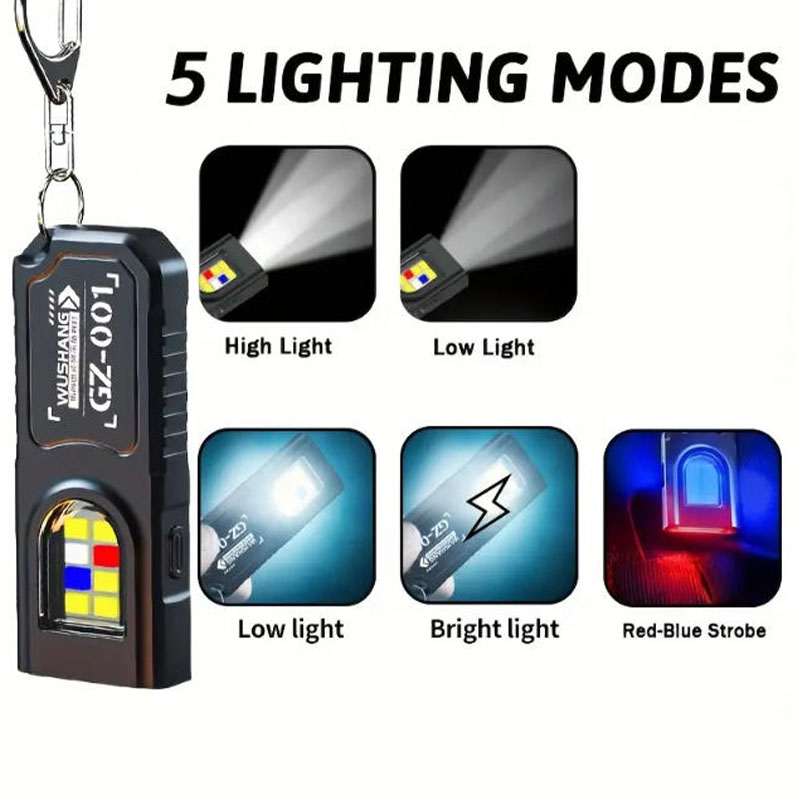 다기능 키체인 손전등 USB 충전식 미니 손전등 COB - Fishing Light 리뷰 및 가격
