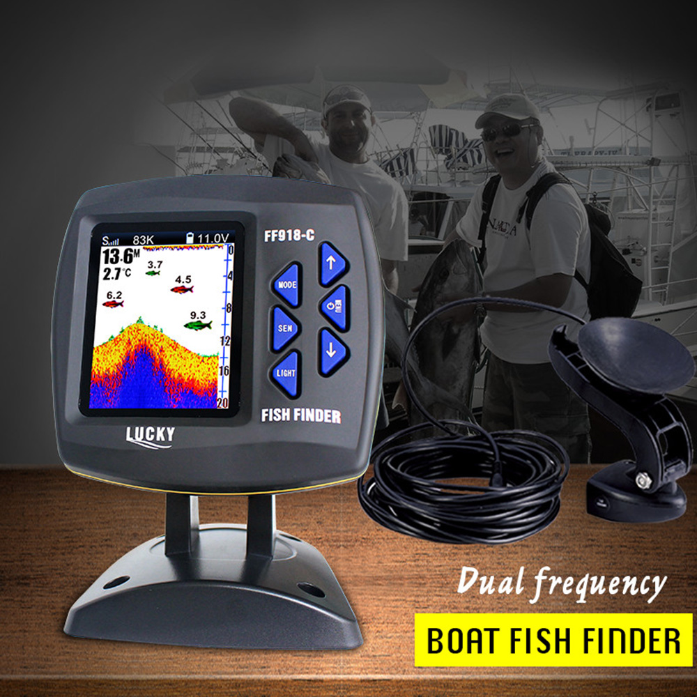 FF918-C100DS 컬러 스크린 유선 어군 탐지기, - Fishing Depth Finder 리뷰 및 가격