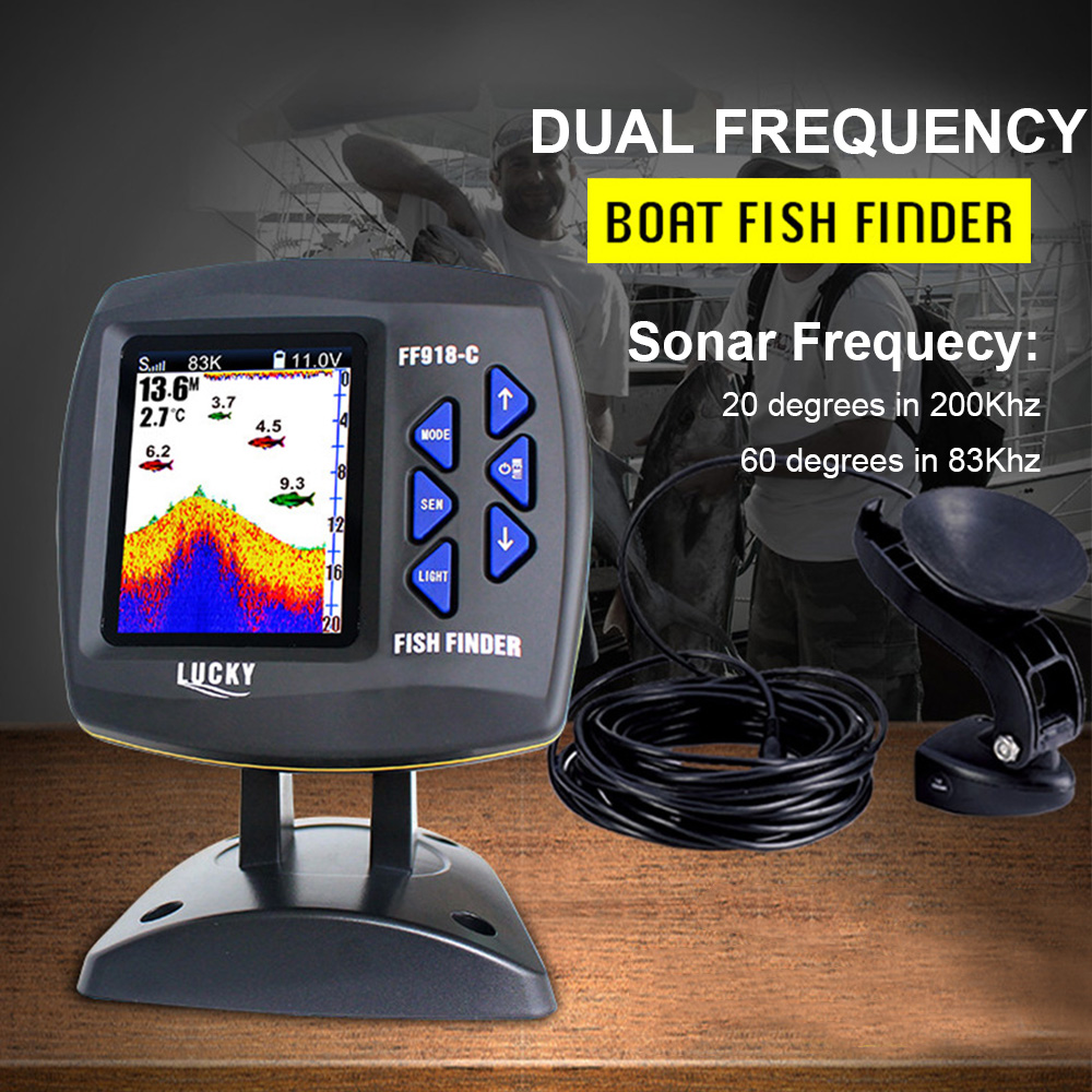 FF918-C100DS 컬러 스크린 유선 어군 탐지기, - Fishing Depth Finder 리뷰 및 가격
