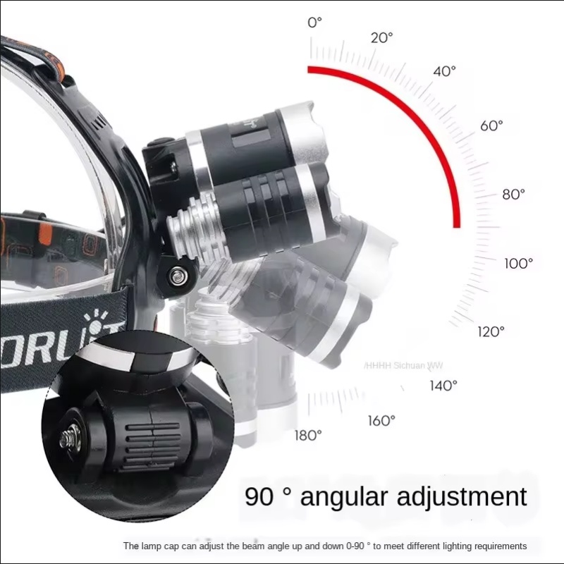 고출력 LED 헤드램프 18650 충전식 배터리 손전등 - Fish Finder Battery 리뷰 및 가격