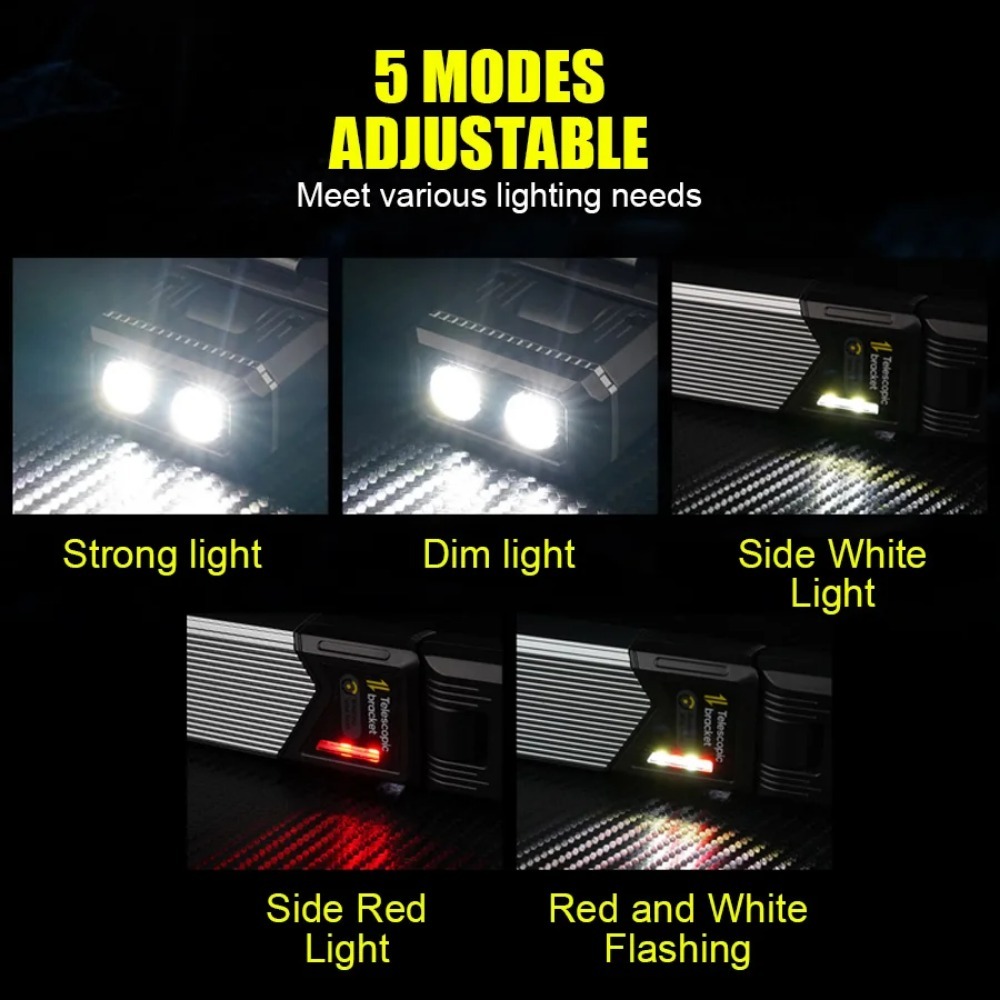 휴대용 180 °   회전식 확장형 LED 손전등 방수 - Fishing Light 리뷰 및 가격