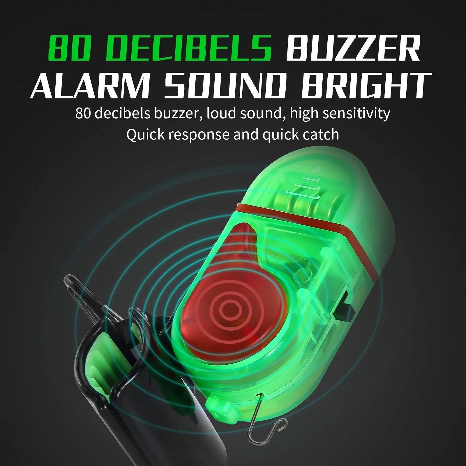 2개 LED 낚시 입질 알람, 2025년 업그레이드된  - Bite Alarm 리뷰 및 가격