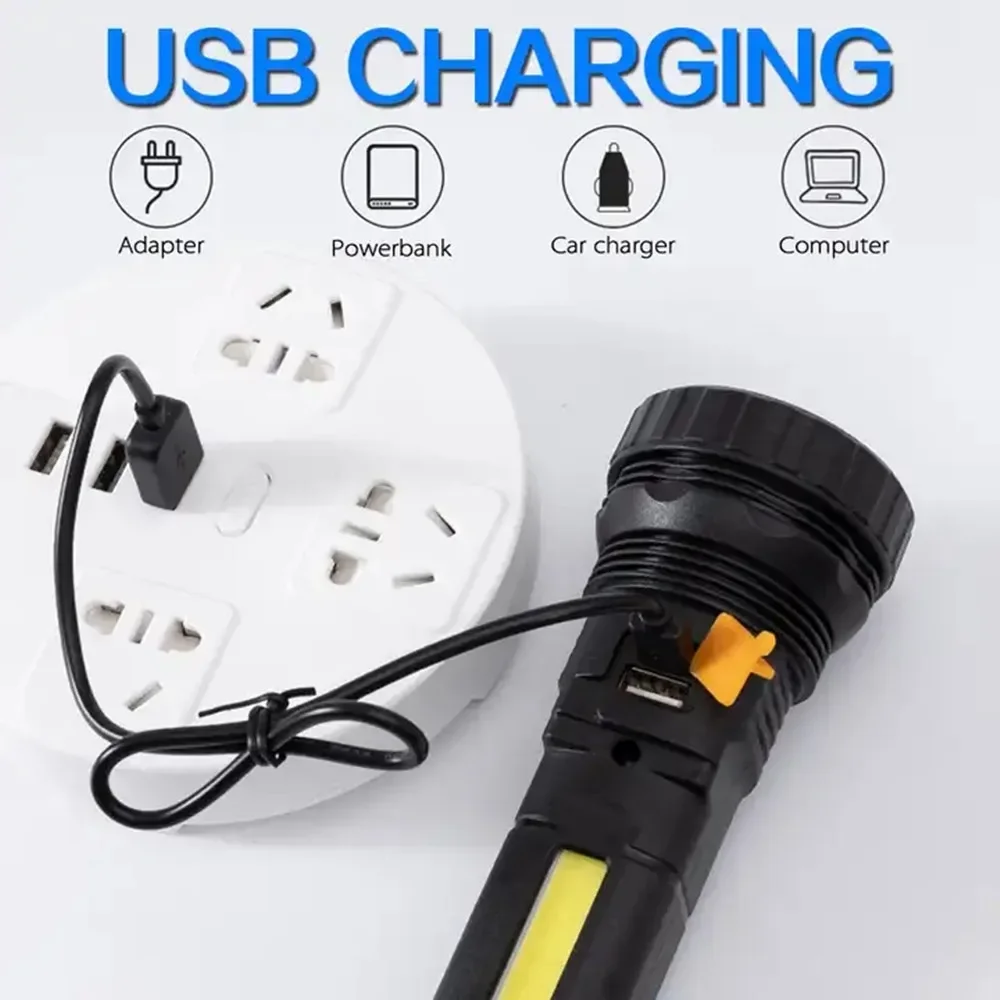 1PC 다기능 태양열 LED 손전등 야외 장거리 토치  - Fishing Light 리뷰 및 가격
