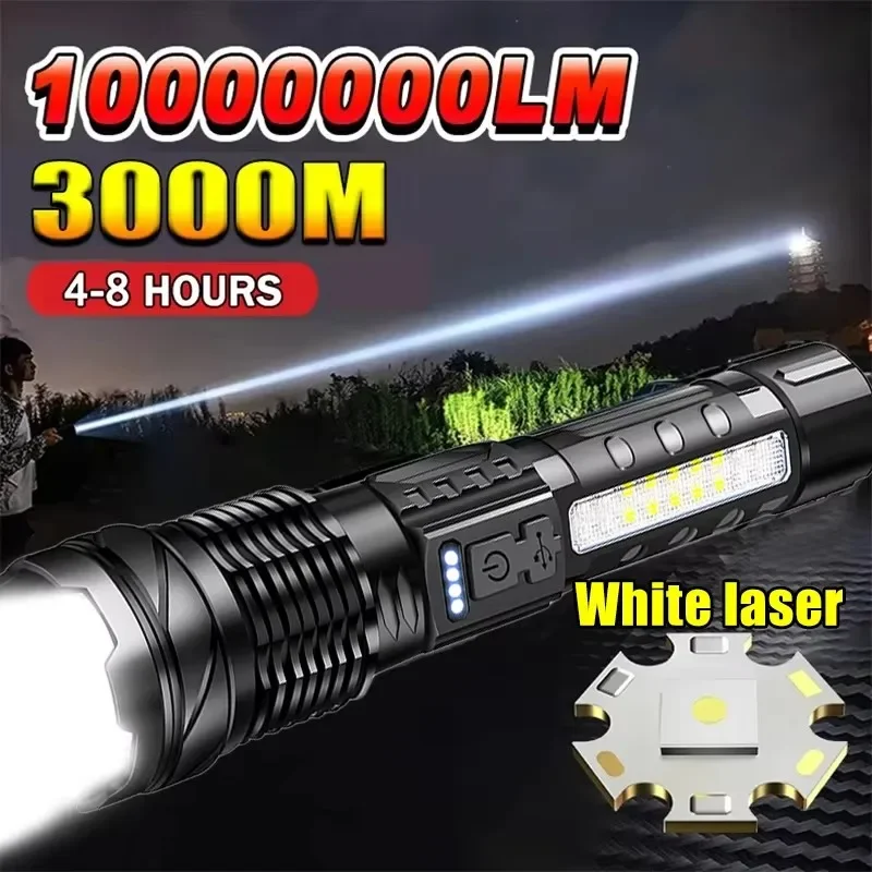 강력한 LED 손전등 배터리 표시등 USB 충전식 라이 - Fishing Light 리뷰 및 가격